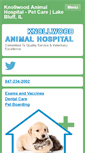 Mobile Screenshot of knollwoodanimalhospital.com